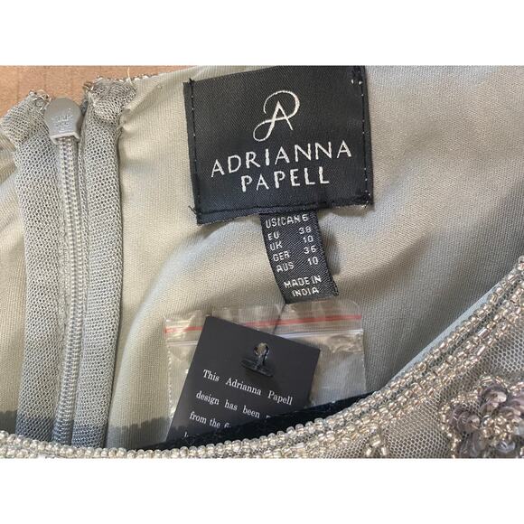 NWT ADRIANNA PAPELL DRESS GOWN 6 MOTHER OF THE BRIDE BRIDESMAID FORMAL EVENING - Picture 4 of 15